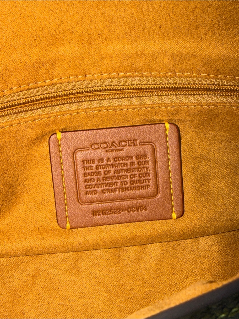 Coach Olive Etta Small Flap Leather Shoulder Bag - Picture 10 of 10